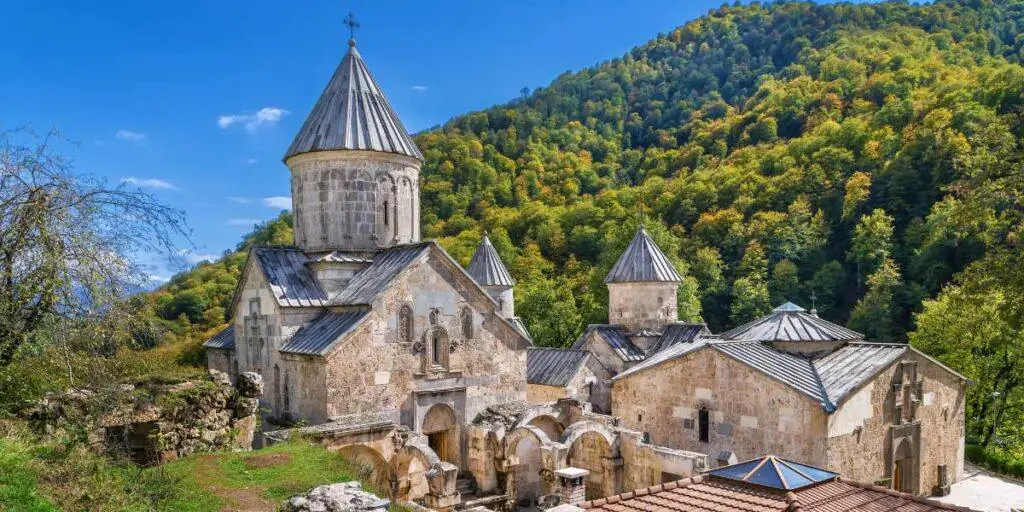 Haghrtsin located in town of Dilijan in the Tavush Province in Armenia.