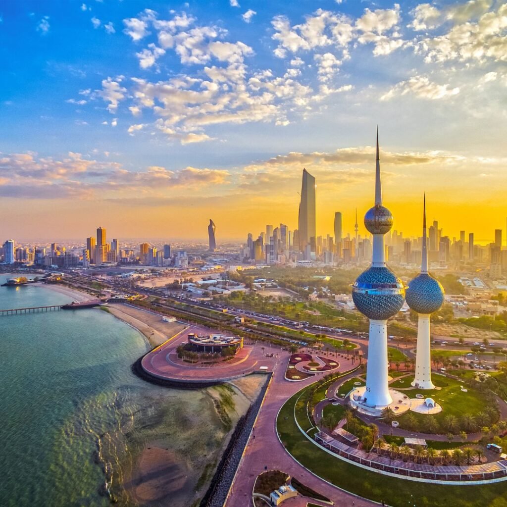 Overview of Kuwait City capital of Kuwait