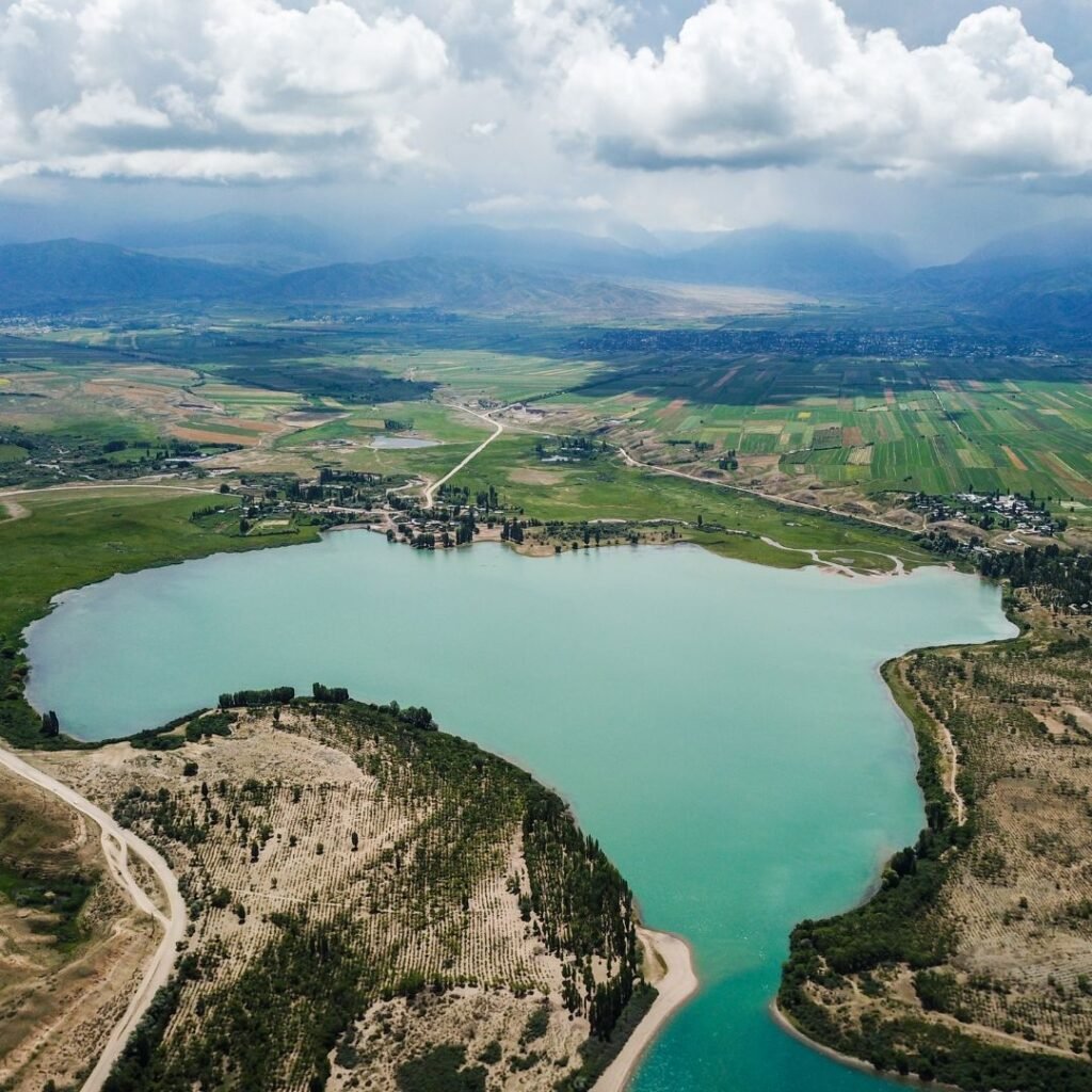 Issyk Kul Lake in Kyrgyzstan.( Kyrgyzstan visa)