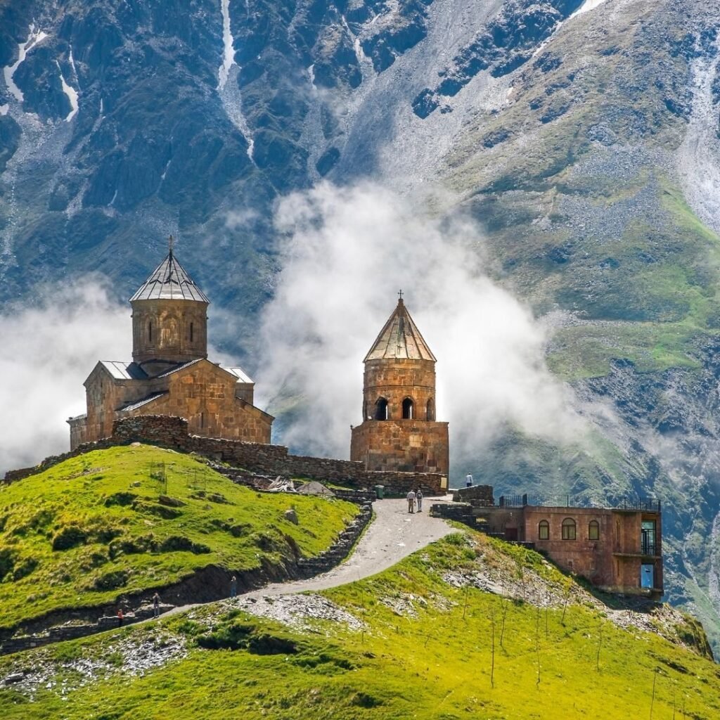 Mshketa and the Svetitskhoveli Cathedral in Georgia