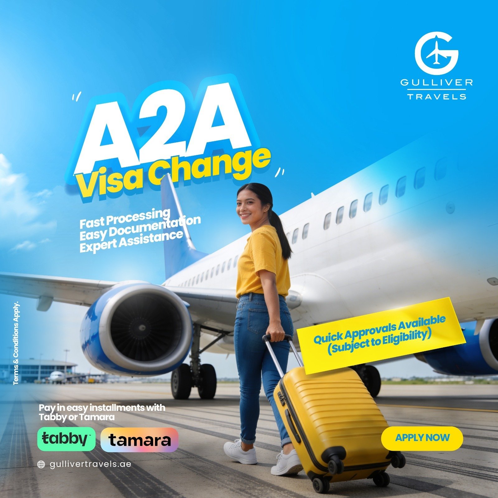 A2A visa change made easy
